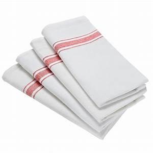 Towel Maroon Stripe 21x15
