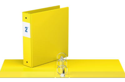 Essential Binder With Spine Label Holder 2"